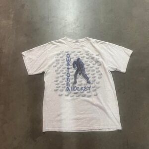 Vintage Y2K‎ Canada Ottawa hockey big logo tee shirt